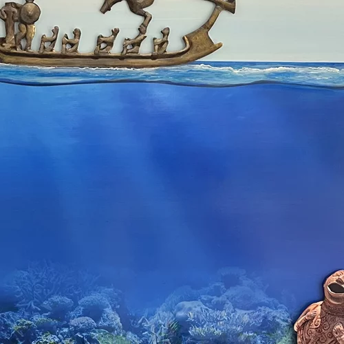 Τα "Ευρήματα" της Κικής Βουλγαρέλη στο Καφέ του Εθνικού Αρχαιολογικού