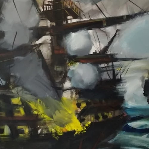 "1821/1922 Η νίκη και η ήττα": Ιστορικές αναφορές στα έργα του Βαγγέλη Τζερμιά