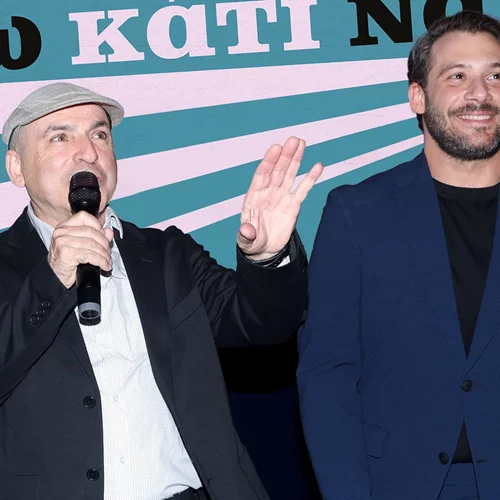 Στράτος Τζίτζης & Αντίνοος Αλμπάνης στις προβολές του "Έχω Κάτι να Πω"