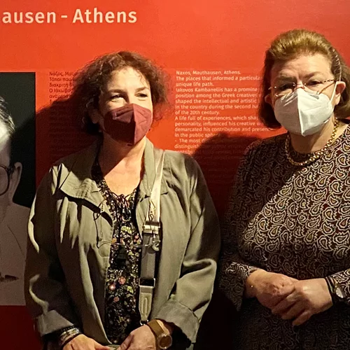 Η Υπουργός Πολιτισμού και Αθλητισμού Λίνα Μενδώνη εγκαινίασε την έκθεση-αφιέρωμα στον Ιάκωβο Καμπανέλλη