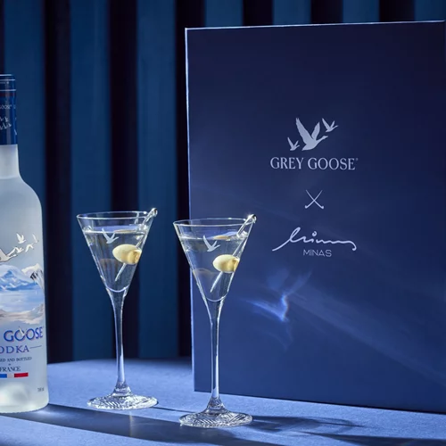 GREY GOOSE x MINAS για ακόμη πιο premium vodka martini cocktails