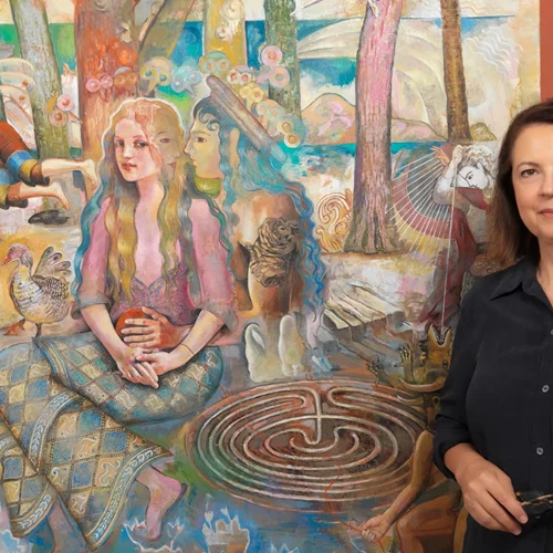 "Φυσάει o χρόνος στα όνειρα" με τους νέους πίνακες της Κάτιας Βαρβάκη