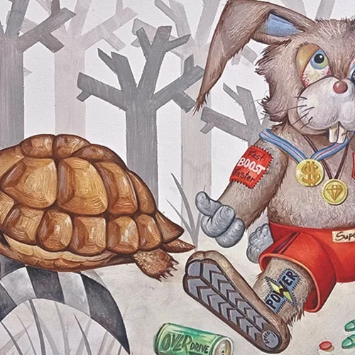 Το "διεστραμμένο παραμύθι" του ζωγράφου Μάριου Πολυχρονιάδη