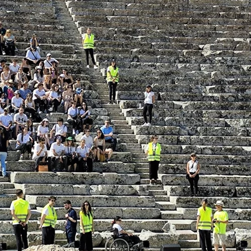 Άσκηση ετοιμότητας πραγματοποιήθηκε στο αρχαίο θέατρο της Επιδαύρου