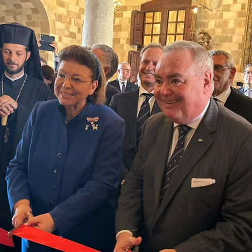 Εγκαινιάστηκε η έκθεση "Από τους Ιωαννίτες στους Ιππότες της Μάλτας" στο παλάτι του Μεγάλου Μαγίστρου στη Ρόδο