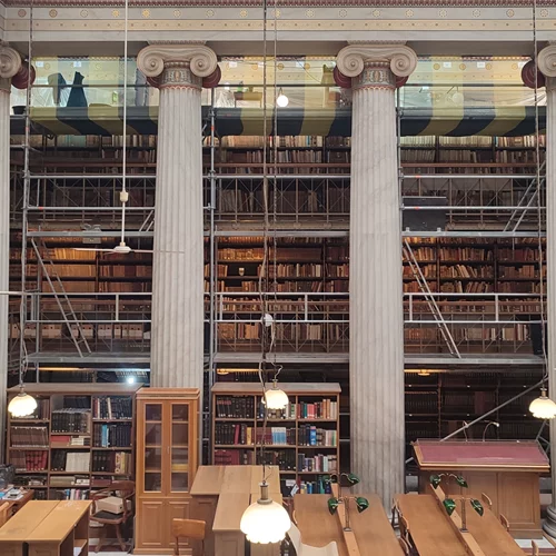 Η ιστορική έδρα της Εθνικής Βιβλιοθήκης ανοίγει ξανά