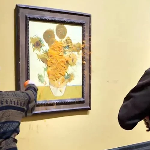 Ακτιβιστές βανδαλίζουν ένα ακόμα έργο του Βαν Γκογκ