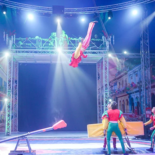 Η παράσταση Circo Nacional De Cuba αλλάζει χώρο