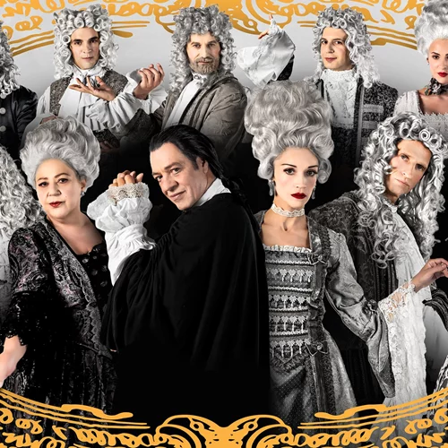 Πρώτες φωτογραφίες από τον "Ταρτούφο" με τον Γιάννη Τσορτέκη