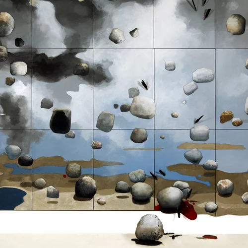 "Δευτέρα Παρουσία": Το μεγάλων διαστάσεων έργο του Κώστα Τσόκλη στο Μέγαρο Μουσικής