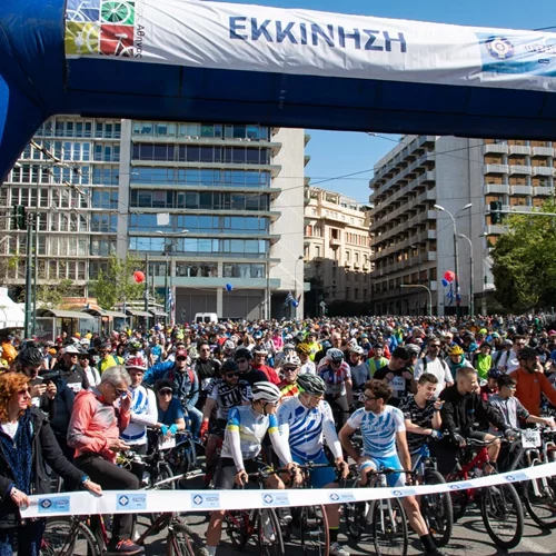 Άνοιξαν οι εγγραφές για τον 28ο Ποδηλατικό Γύρο της Αθήνας