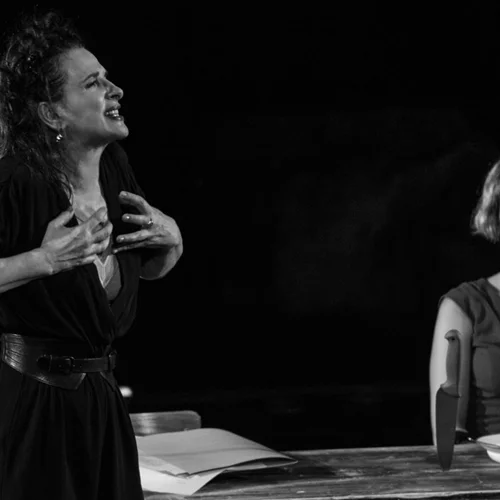 Νέες φωτογραφίες από την παγκόσμια πρεμιέρα του "Όρκου της Ευρώπης" με την Ζιλιέτ Μπινός στην Επίδαυρο