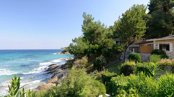 "Μακρύαμμος Bungalows": Οι διακοπές σου σε ένα πνεύμονα φύσης στη Θάσο, με θέα στο Αιγαίο