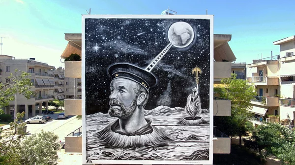 "Ταξιδέψτε ελεύθερα!" με την εντυπωσιακή τοιχογραφία του ArtWalk 7! "Jacob’s ladder"