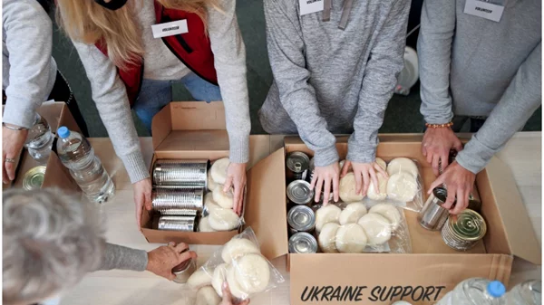 Χειρονομία στήριξης των Ουκρανών προσφύγων από το Σ.Ε.Η.