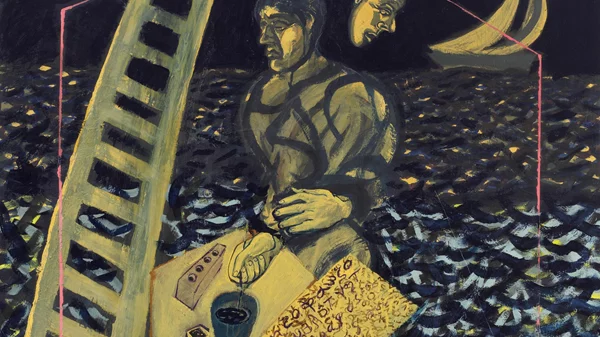 Το αινιγματικό ζωγραφικό ιδίωμα του Τάσου Μαντζαβίνου