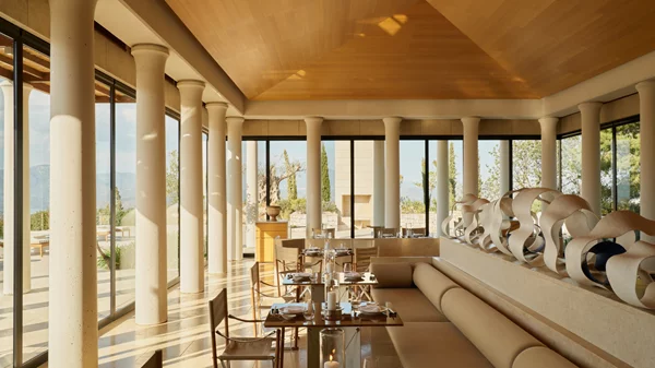 Τα εστιατόρια του ζεν "Amanzoe" ανοίγουν στους εξωτερικούς επισκέπτες και πήραμε μια γεύση