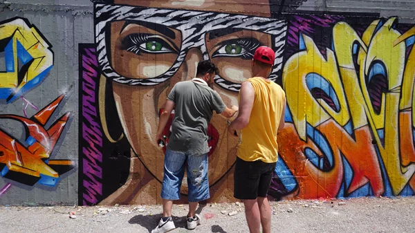 Θερμή ανταπόκριση του κοινού για το 2o Street Art Festival του Δήμου Βυρώνα