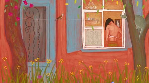 Ο Μπάμπης Πυλαρινός ανοίγει το ατελιέ του και παρουσιάζει την ψηφιακή ζωγραφική του