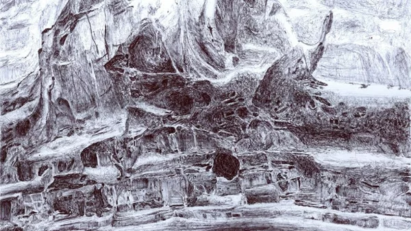 Στην έκθεση του Στάθη-Αλέξανδρου Ζούλια, τα τοπία μαρτυρούν έναν κόσμο υπό κατάρρευση