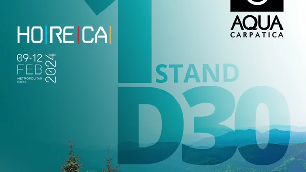 Το AQUA Carpatica σας περιμένει στην έκθεση HORECA 2024