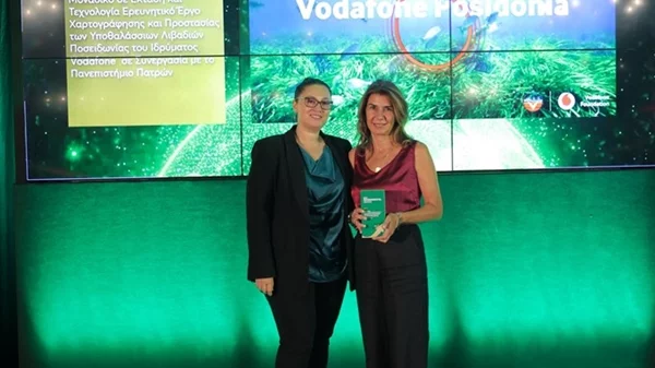 Χρυσό βραβείο Environmental Leadership για το πρόγραμμα Vodafone Posidonia