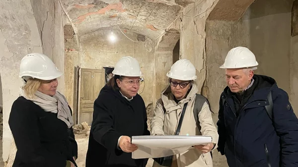 Ελληνικό Ωδείο Αθηνών: Αυτοψία της Υπ. Πολιτισμού στο έργο αποκατάστασης του Μεγάρου Prokesch von Osten