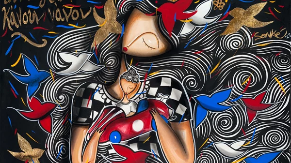 "Sonke Solo Exhibition": Ο Sonke δημιουργεί μελαγχολικές αλληγορίες μέσα από τις street art δημιουργίες του