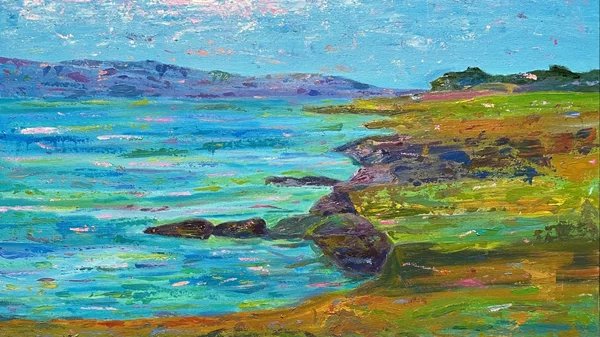 Κάνοντας ένα "Ταξίδι στο χρώμα" στην έκθεση της Νάνσυς Ναουμίδου