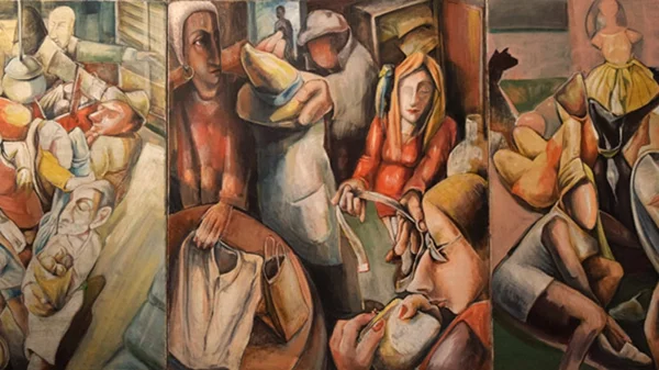 Η αίθουσα τέχνης "Αστρολάβος-Δεξαμενή" παρουσιάζει δύο εκθέσεις ζωγραφικής με επίκεντρο τον άνθρωπο