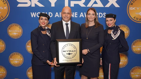 H Aegean ανακηρύχθηκε "Καλύτερη Περιφερειακή Αεροπορική Εταιρεία στην Ευρώπη"