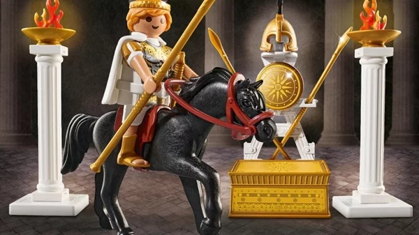 Ο Μέγας Αλέξανδρος "ζωντανεύει" για καλό σκοπό μέσω του νέου PLAYMOBIL play & give