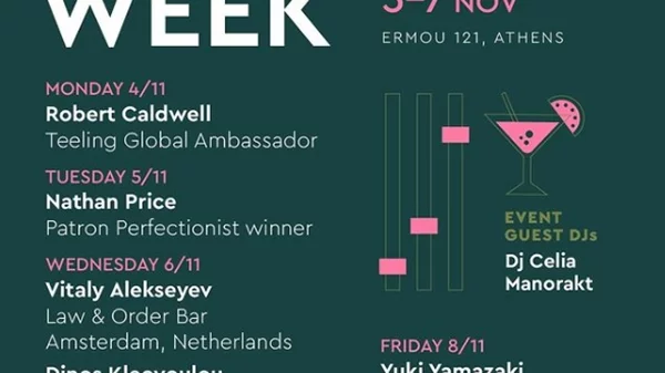 Εντυπωσιακή έναρξη για το Athens Bar Week 2024 στην Chelona Athens με τον Robert Caldwell και την DJ Celia