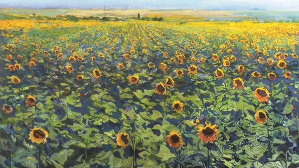 Τα "Ηλιοτρόπια" του Μίλτου Γκολέμα στη γκαλερί "Ζουμπουλάκη"