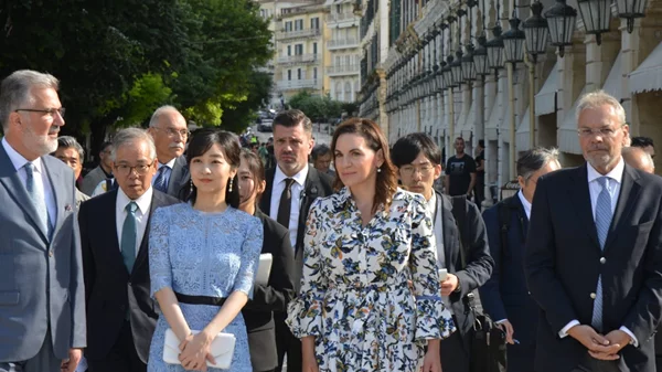 Κέρκυρα: Ξενάγηση της πριγκίπισσας Κάκο της Ιαπωνίας στο Μουσείο Ασιατικής Τέχνης