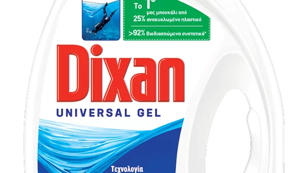 Το Dixan δημιουργεί το 1ο του μπουκάλι  από 25% ανακυκλωμένο πλαστικό!