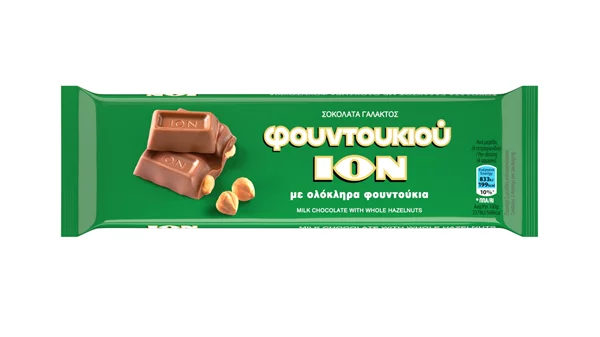 ΙΟΝ Φουντουκιού: Νέα συσκευασία στα 70γρ., ίδια αγαπημένη γεύση!