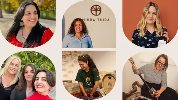 Παγκόσμια Ημέρα Γυναίκας: 8 Γυναίκες του Κρασιού της Σαντορίνης "γιορτάζουν" μαζί και πληθωρικά!