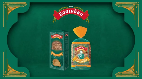 Νέα φουρνίσματα ΒΟΣΙΝΑΚΗ προζυμένιο χωριάτικο ψωμί με σουσάμι και ΒΟΣΙΝΑΚΗ χωριάτικες φρυγανιές με σουσάμι