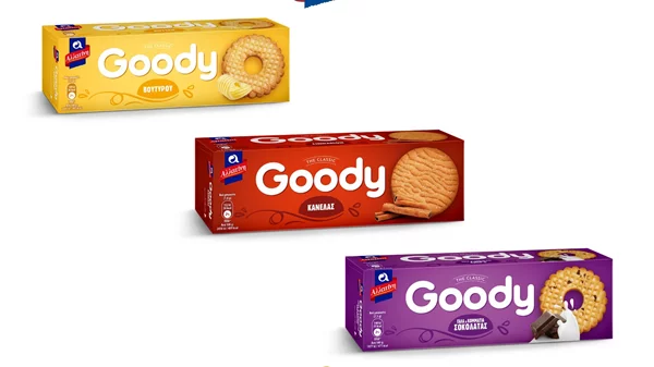 Νέες συσκευασίες για τα αγαπημένα μπισκότα GOODY