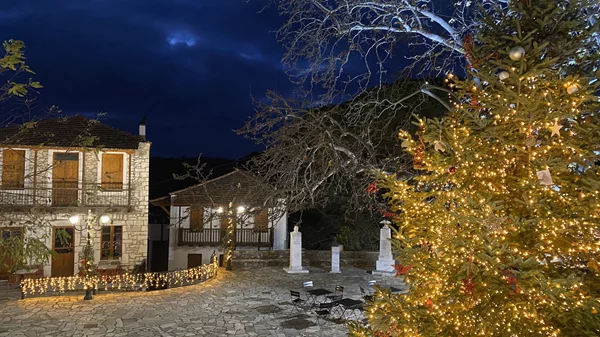 Vamvakou Santa School: Χριστούγεννα με παγοδρόμιο, Αλκίνοο Ιωαννίδη και εορταστική μαγεία στη Βαμβακού Λακωνίας