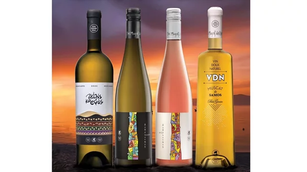 Τα κρασιά του ΕΟΣ Σάμου διακρίνονται με τέσσερα διαμαντένια βραβεία