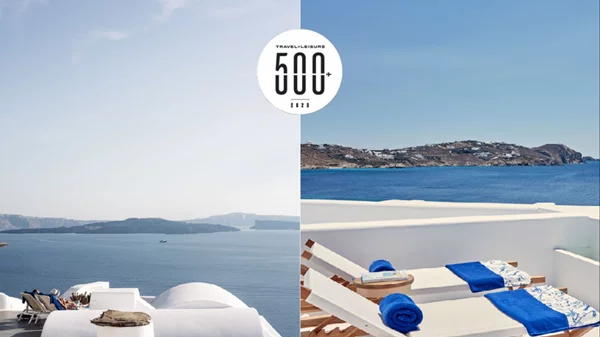 Το "Katikies Santorini" και το "Κatikies Mykonos" ανάμεσα στα 500 Καλύτερα Ξενοδοχεία στον Κόσμο σύμφωνα με το Travel + Leisure