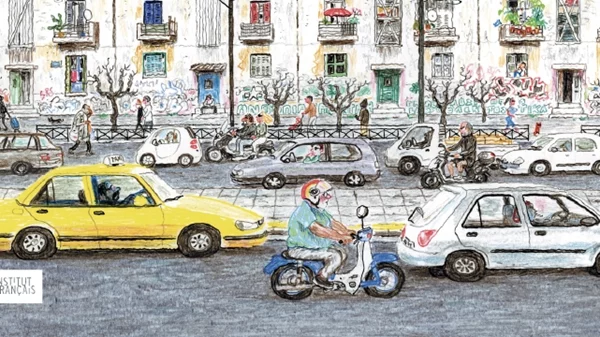 Τα σκίτσα του Nicolas Hubesch μας ταξιδεύουν στις προσφυγικές γειτονιές της Αττικής