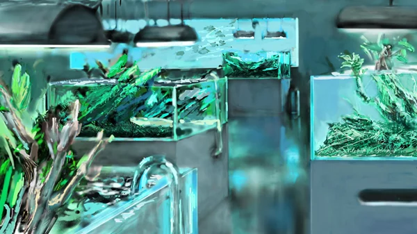 "Aquascaping": Ο εικαστικός Κώστας Εμμανουηλίδης εμπνέεται από τα video games και τα lego