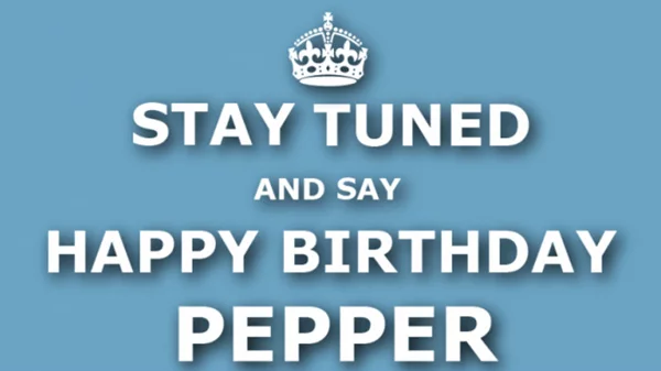 Happy Birthday, Pepper!