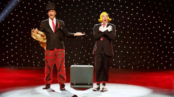 Παράσταση κλόουν στο Εργαστήρι Μαιρηβή