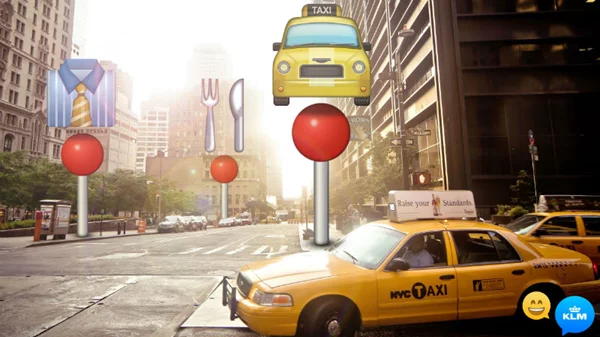 Ένα emoji στις υπηρεσίες των ταξιδιωτών από την KLM