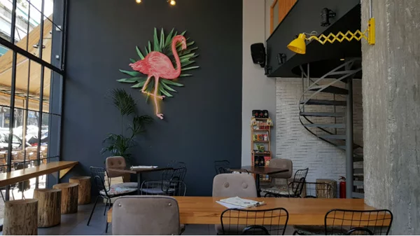 Flamingo drinks & food stories