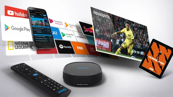 «Wind Vision»: Netflix και 60 κανάλια στη νέα τηλεόραση της Wind